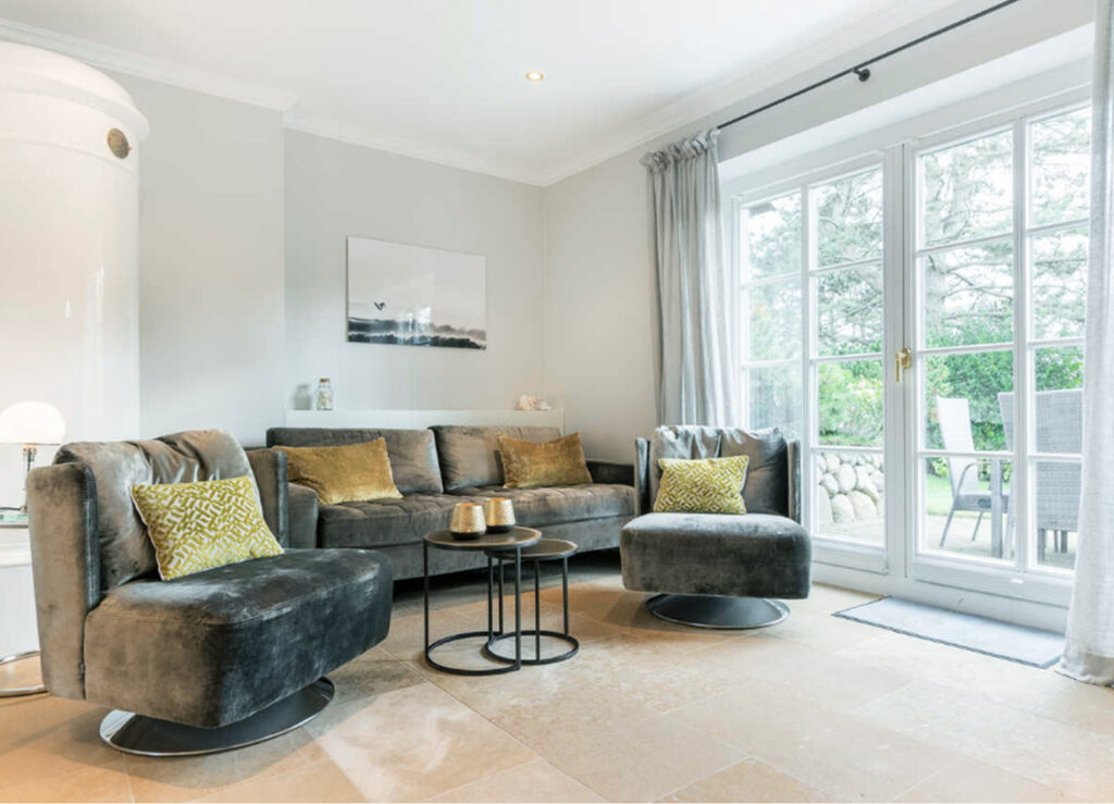 Living area interior design