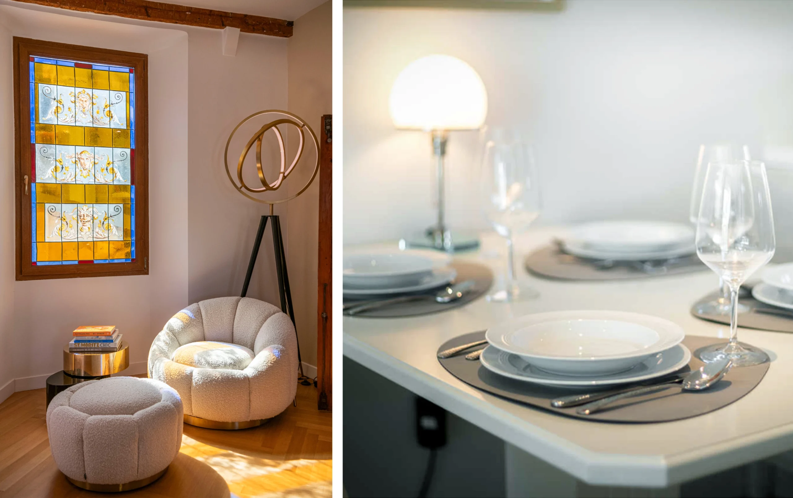 Luxury interior design for a home in Nice