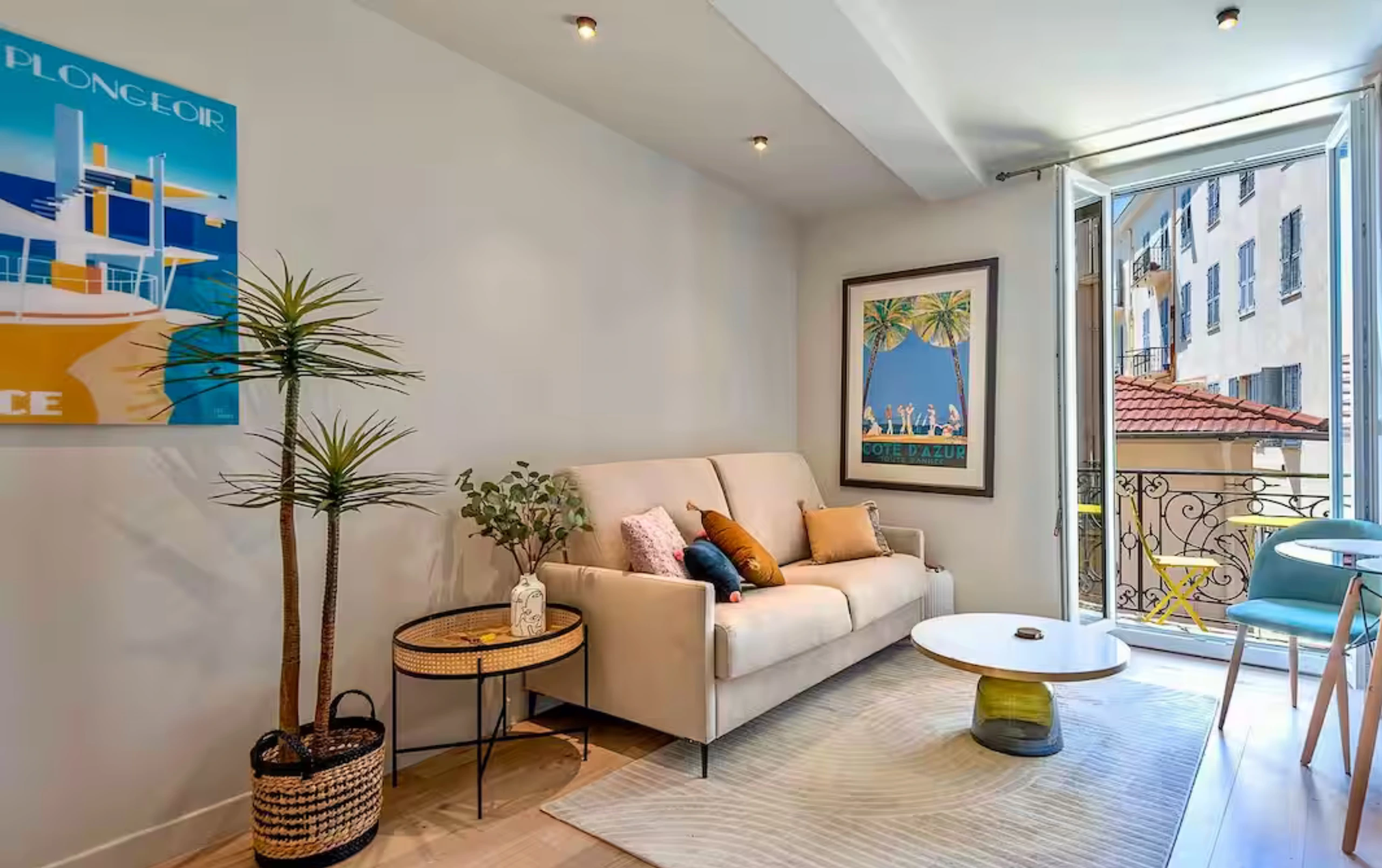 Luxury interior design living area in Nice