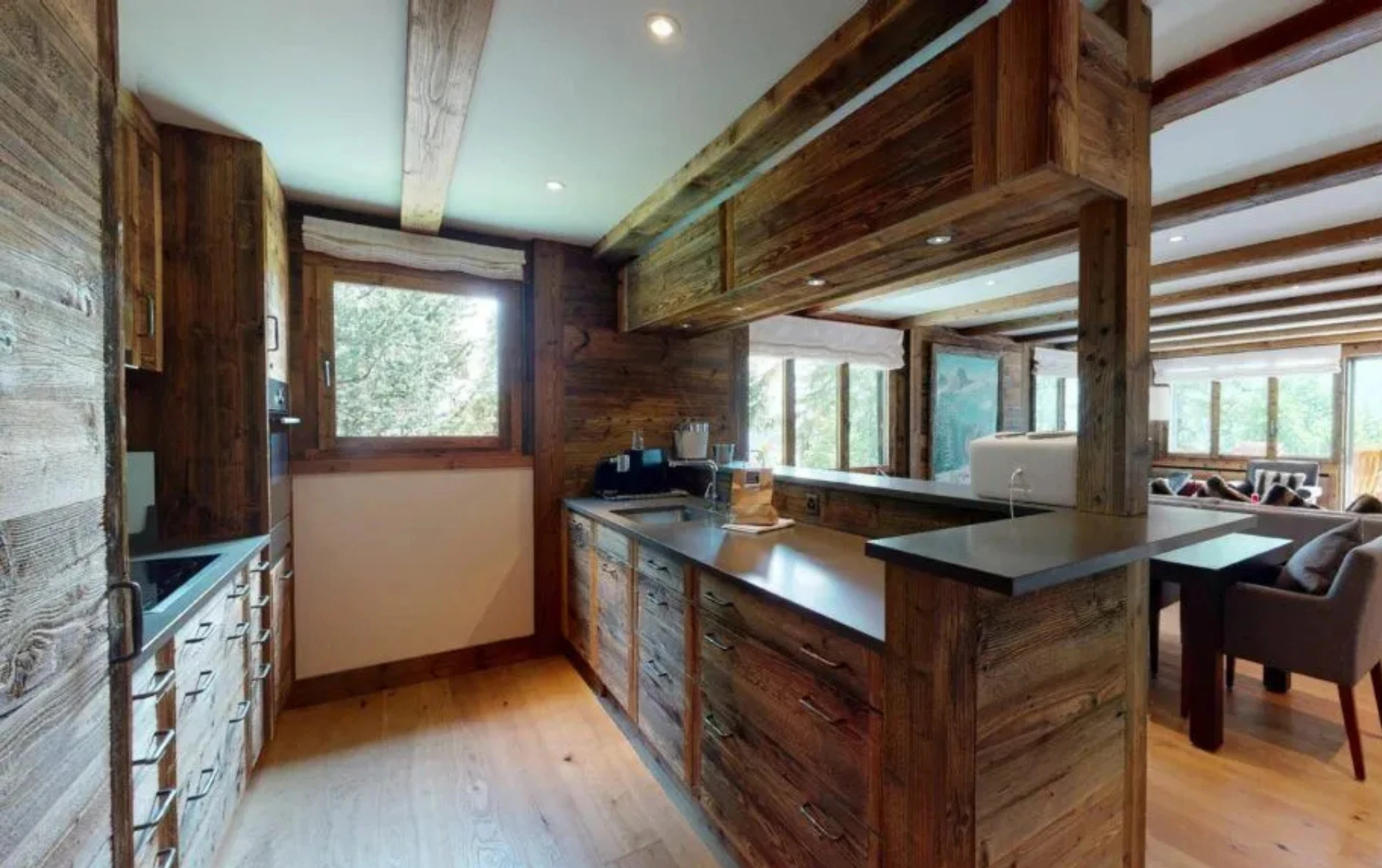 Luxury interior design for apartment in St. Mortiz